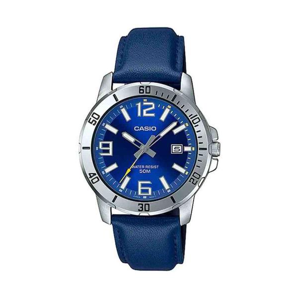 Imagem de Relógio Casio Azul Masculino MTP-VD01L-2BVUDF-SC