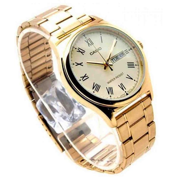 Imagem de Relógio Casio Dourado Masculino MTP-V006G-9BUDF