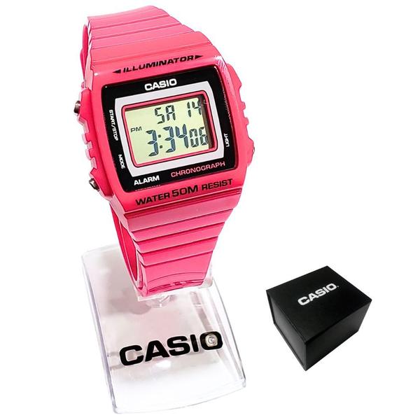 Imagem de Relógio Casio Feminino Digital Rosa W-215H-4AVDF