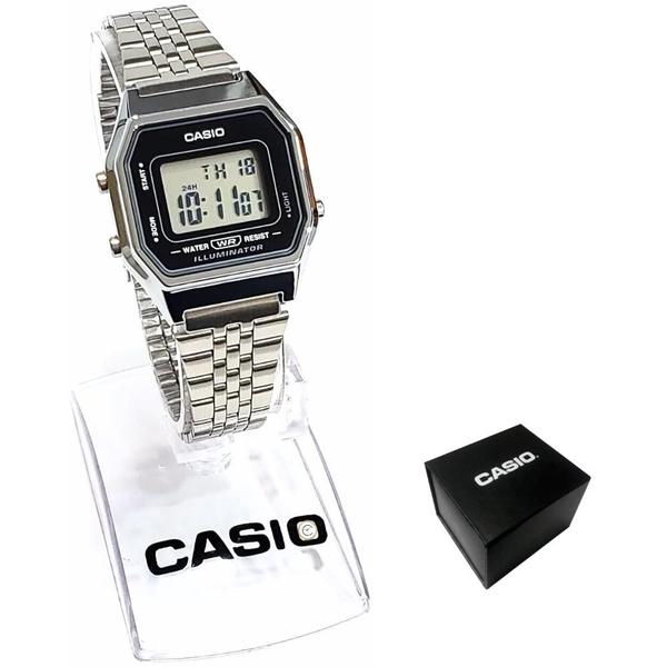 Imagem de Relógio Casio Feminino Digital Vintage Fashion Prateado LA680WA-1DF