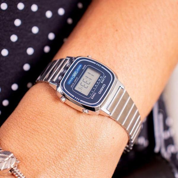 Imagem de Relógio Casio Feminino Vintage Prata Mini LA670WA-2DF