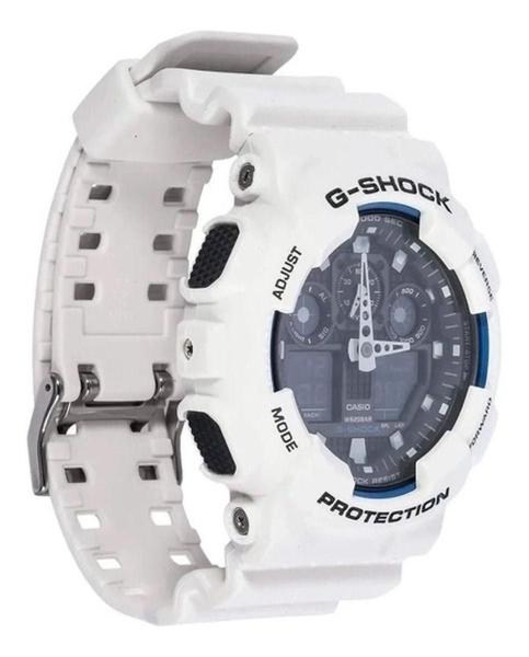 Imagem de Relógio Casio G-Shock Masculino Anadigi Branco GA100B 7ADR