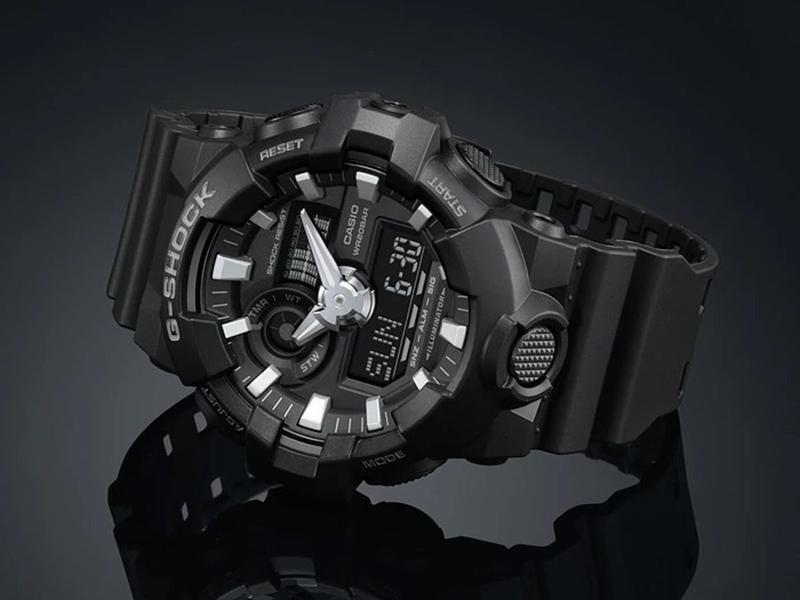 Imagem de Relógio Casio G-Shock Masculino Anadigi Preto GA-700-1BDR