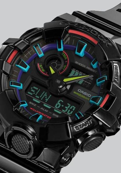 Imagem de Relógio casio g-shock masculino ga-700rgb-1adr