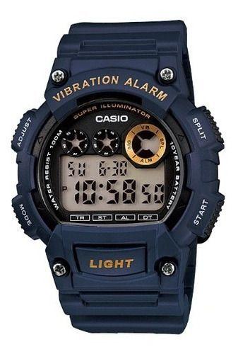 Imagem de Relógio casio masculino alarme vibratório w-735h-2avdf