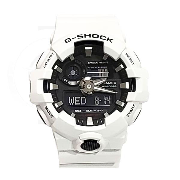 Imagem de Relógio Casio Masculino Anadigi G-Shock Branco GA-700-7ADR