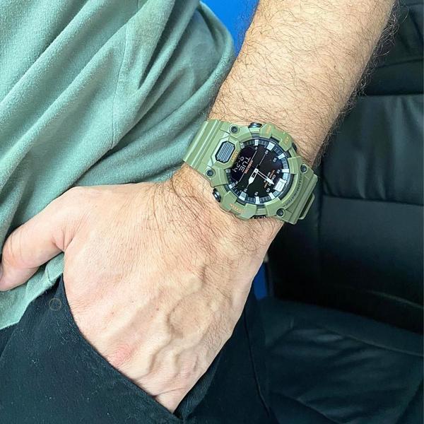 Imagem de Relógio Casio Masculino Anadigi Standard Verde HDC-700-3A2VDF