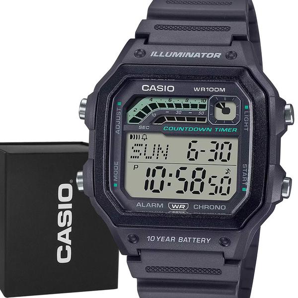 Imagem de Relógio Casio Masculino Cinza Anadigi Prova Dágua Garantia