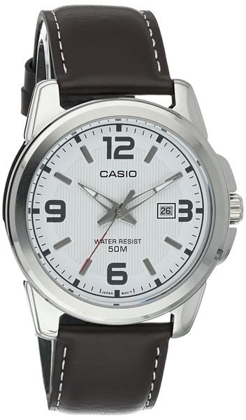 Imagem de Relógio Casio Masculino Marrom Couro MTP1314L-7AV