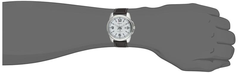 Imagem de Relógio Casio Masculino Marrom Couro MTP1314L-7AV