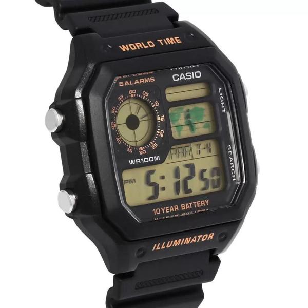 Imagem de Relógio Casio Masculino Mundial 5 Alarmes Ae-1200wh-1bvdf