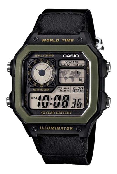 Imagem de Relógio casio masculino quadrado ae-1200whb-1bvdf