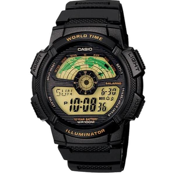 Imagem de Relógio Casio Masculino World Time AE1100W-1BVDF