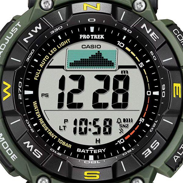 Imagem de Relógio Casio ProTrek PRG-340-3DR Solar Altímetro Barômetro