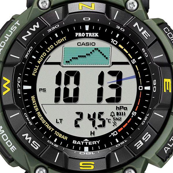 Relógio Casio ProTrek PRG-340-3DR Solar Altímetro Barômetro