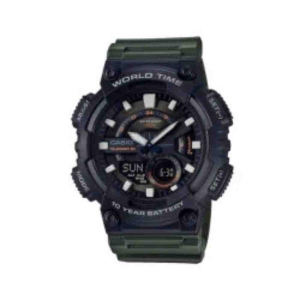 Imagem de Relógio Casio Standard Preto Masculino  AEQ-110W-3AVDF