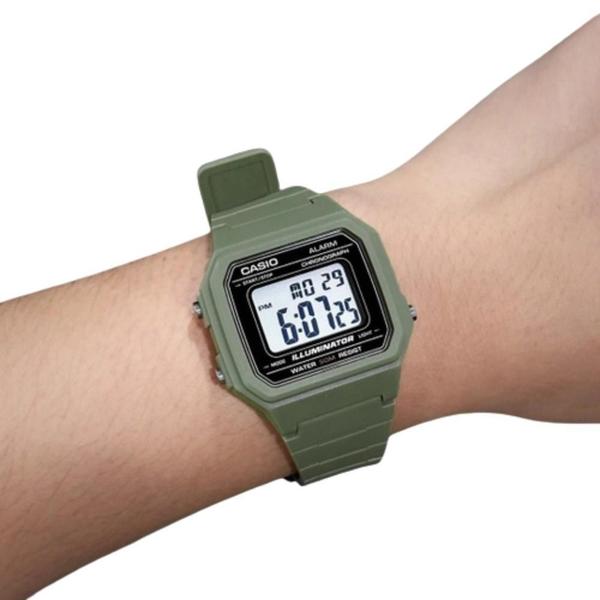 Imagem de Relógio Casio Standard Verde Mostrador Digital W-217H-3Avdf