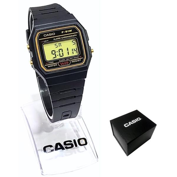 Imagem de Relógio Casio Unissex Digital Vintage F-91WG-9QDF