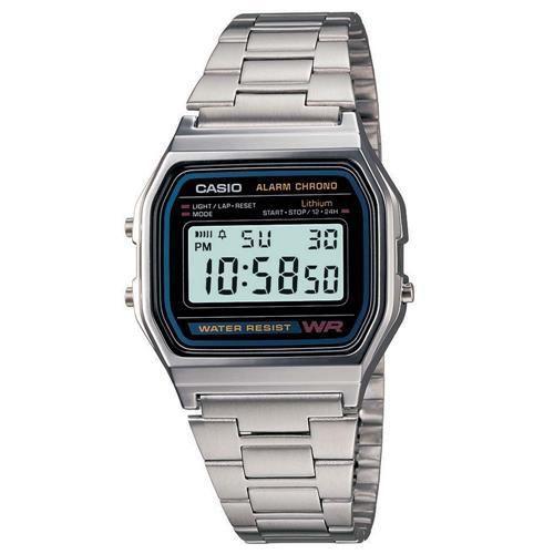 Relógio Casio Vintage A158WA-1DF Relógio Casio Vintage A158WA-1DF
