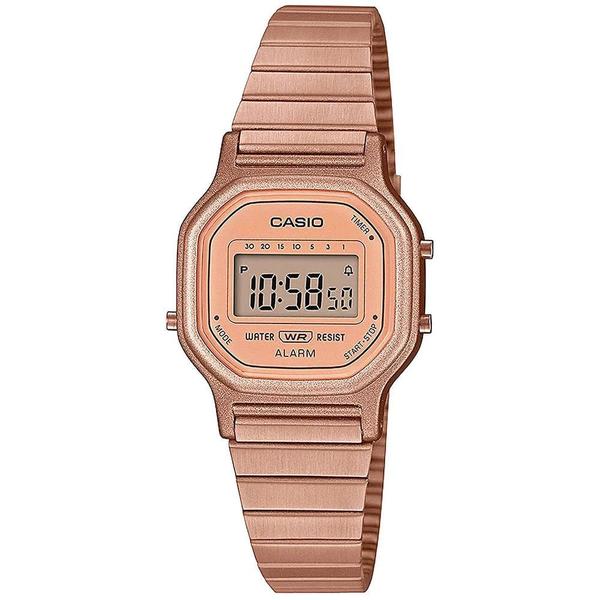 Imagem de Relógio CASIO Vintage feminino mini fosco rose LA-11WR-5ADF