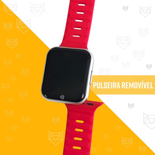 Imagem de Relógio Champion Digital Smartwatch Vermelho 1 Ano Garantia