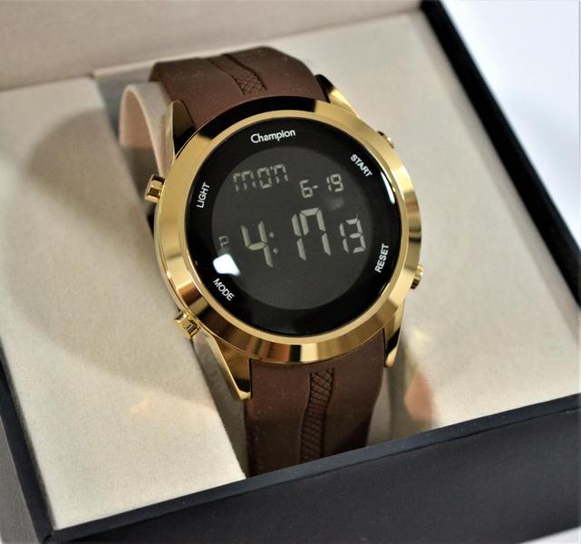 Imagem de Relogio champion dourado digital silicone ch40259h