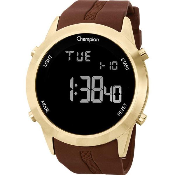 Imagem de Relogio champion dourado digital silicone ch40259h