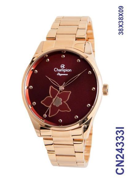 Imagem de Relógio Champion Elegance feninino CN24333I Pulseira  Rosê