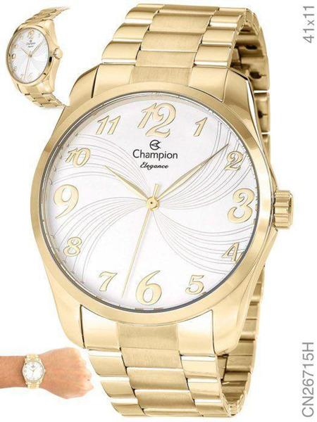 Imagem de Relógio Champion Feminino Elegance CN26715H Dourado