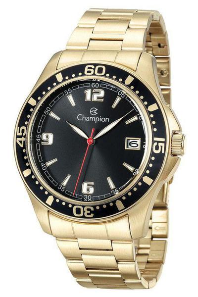 Imagem de Relógio Champion Masculino Dourado Preto Original CA31248U