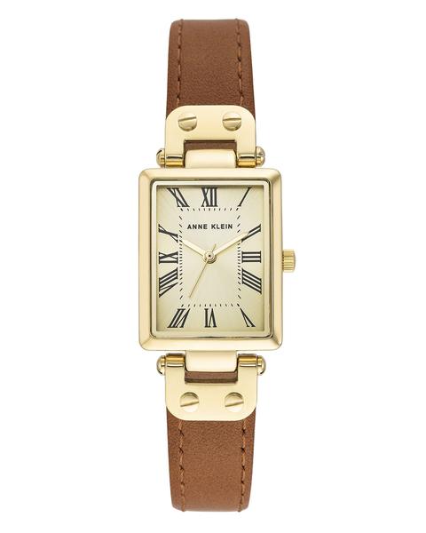 Relógio com pulseira de couro, Anne Klein, AK/3752 Imagem de Relógio com pulseira de couro, Anne Klein, AK/3752