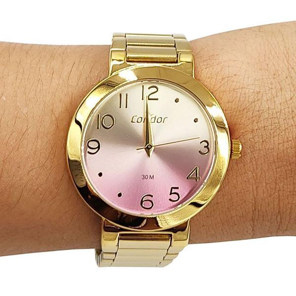 Imagem de Relógio Condor Feminino Aço Dourado Fashion Degradê COPC21JBQ4T