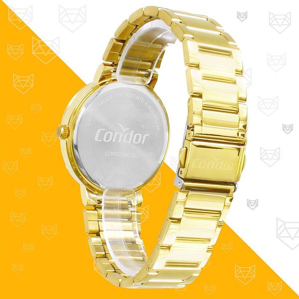 Imagem de Relógio Condor Feminino Dourado Prova Dágua Luxo Original