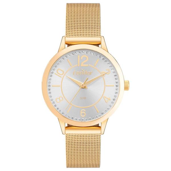 Imagem de Relógio Condor Feminino Ref: Co2035nck/4k Casual Mesh Dourado