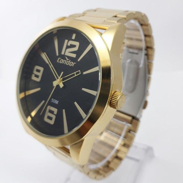 Imagem de Relogio Condor Masculino dourado fundo preto COPC21JEP/4D