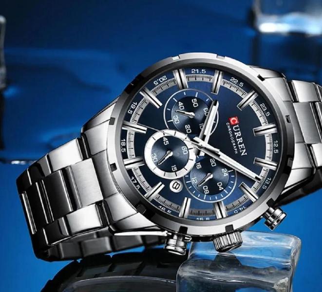 Relógio Curren 8355 Quartzo Masculino Cronógrafo Imagem de Relógio Curren 8355 Quartzo Masculino Cronógrafo