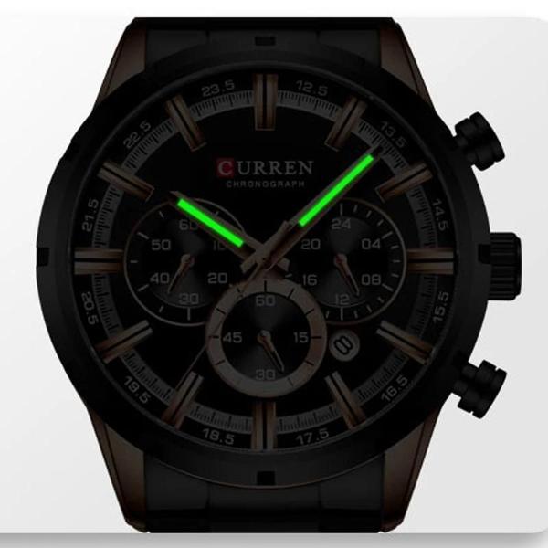 Relógio Curren 8355 Quartzo Masculino Cronógrafo Imagem de Relógio Curren 8355 Quartzo Masculino Cronógrafo