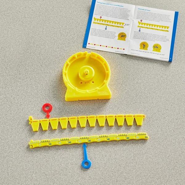 Imagem de Relógio de Aprendizagem Kids Clock hand2mind, Conjunto de 6