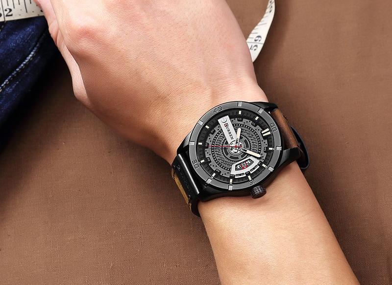 Imagem de Relógio De Luxo Masculino Curren Aço Inoxidável + Chaveiro