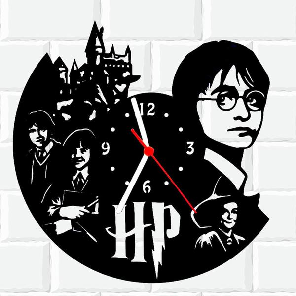 Imagem de Relógio De Madeira MDF Parede Harry Potter Hp 1