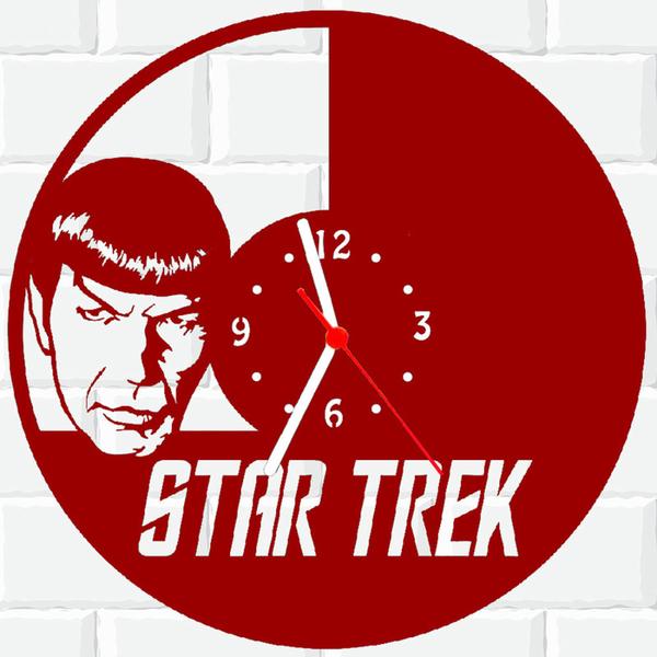 Imagem de Relógio De Madeira MDF Star Trek Jornada Nas Estrelas 3 V
