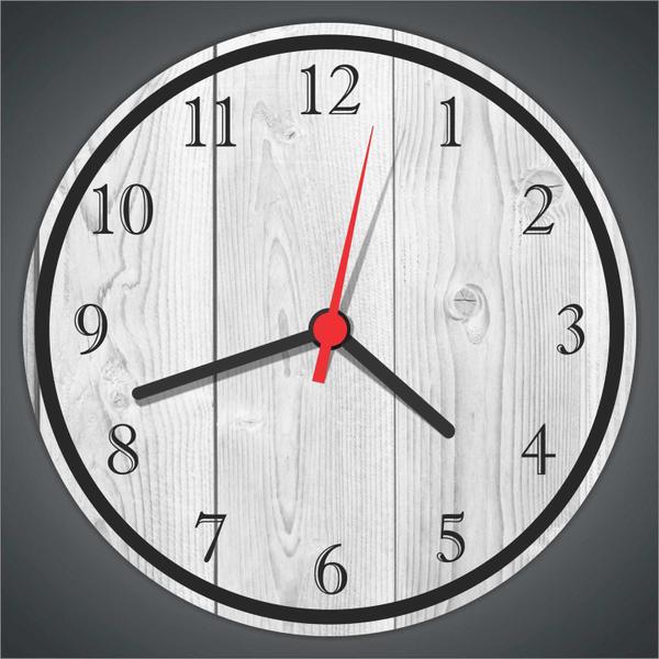Imagem de Relógio De Parede Abstrato Rústico Madeira Tamanho Grande 50 Cm Quartz G02