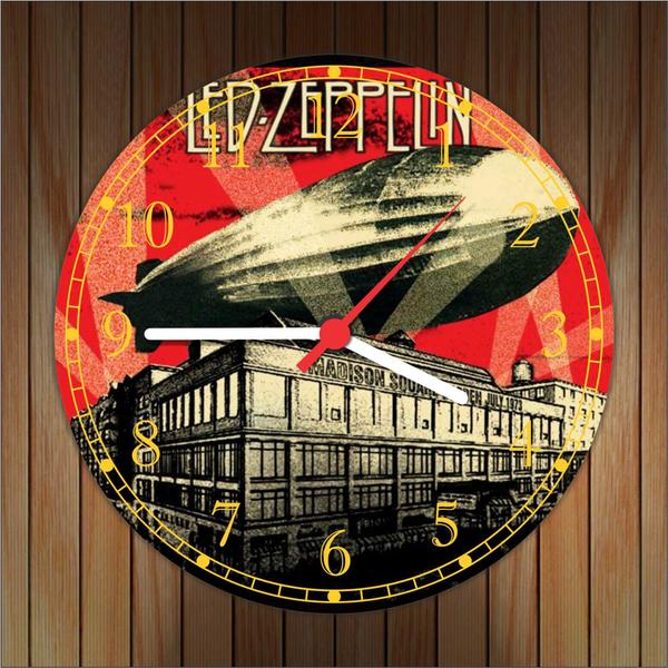 Imagem de Relógio De Parede Banda Led Zeppelin Rock Tamanho 40 Cm De Diâmetro RC002