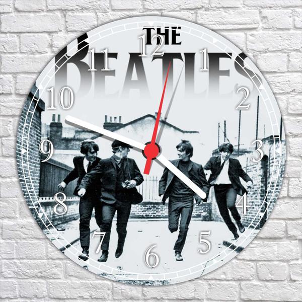 Imagem de Relógio De Parede Banda Rock Beatles Decoração Quartz