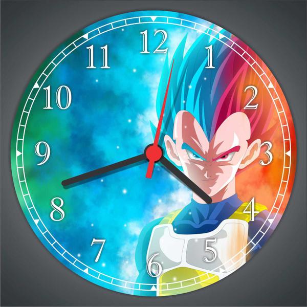 Imagem de Relógio De Parede Dragon Ball Vegeta Anime Desenho