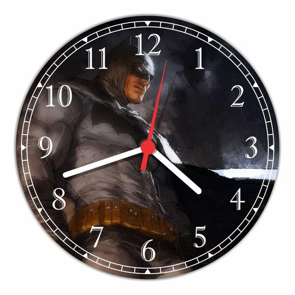 Imagem de Relógio De Parede Filme Séries Batman Morcego Cinema Quartz Tamanho 40 Cm RC048