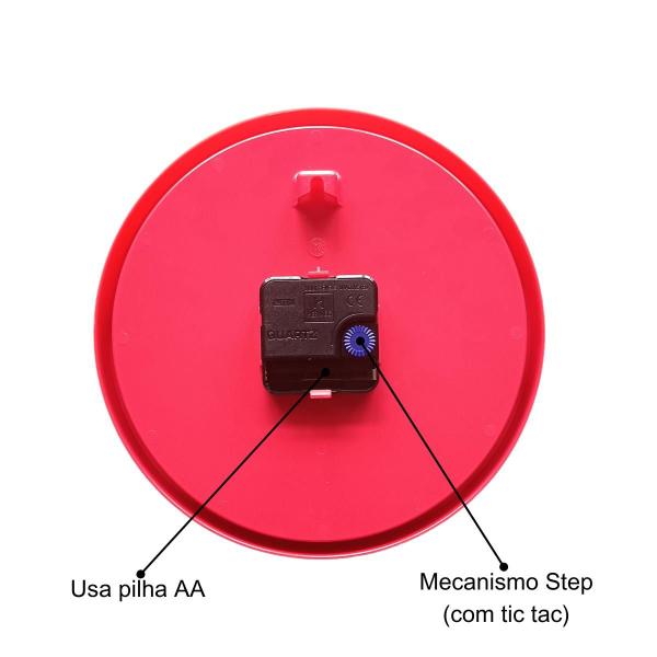 Imagem de Relógio de Parede Moderno 22cm Herweg - 6101