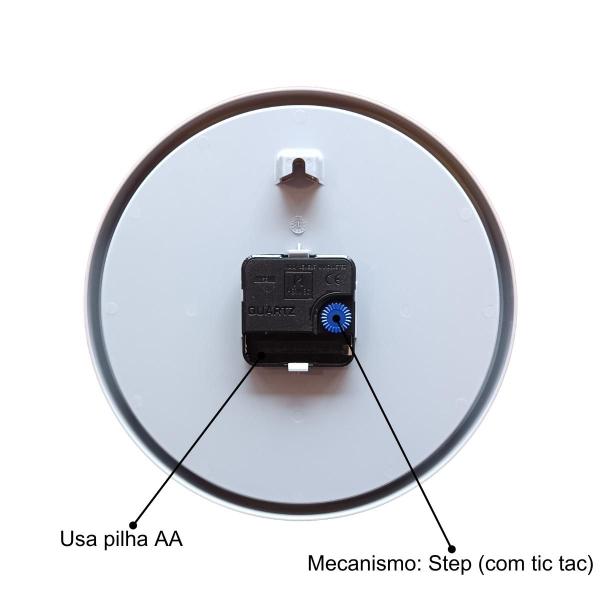 Imagem de Relógio de Parede Moderno 22cm Herweg - 6101