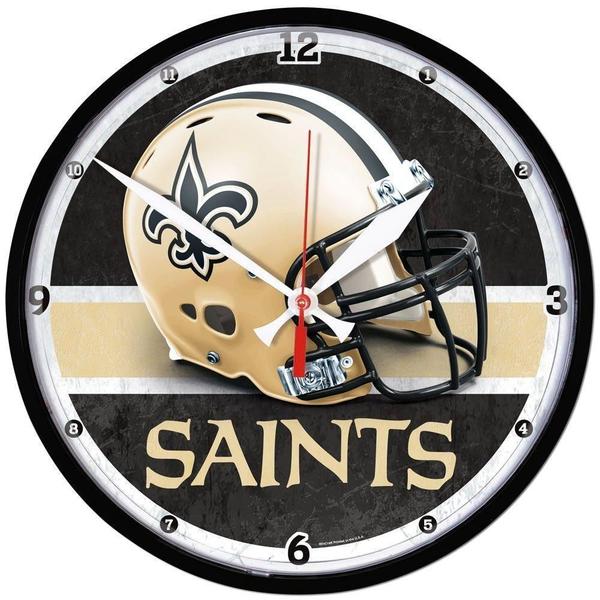 Imagem de Relógio De Parede Nfl New Orleans Saints 32Cm