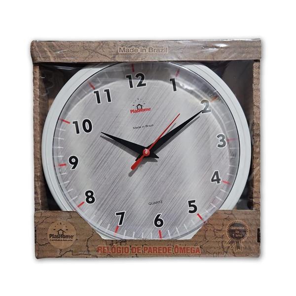 Imagem de Relógio De Parede Omega 24Cm Quartz Phr003 Diversos Modelos